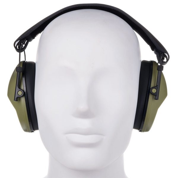Słuchawki ochronne pasywne RealHunter oliwkowe - Nauszniki
