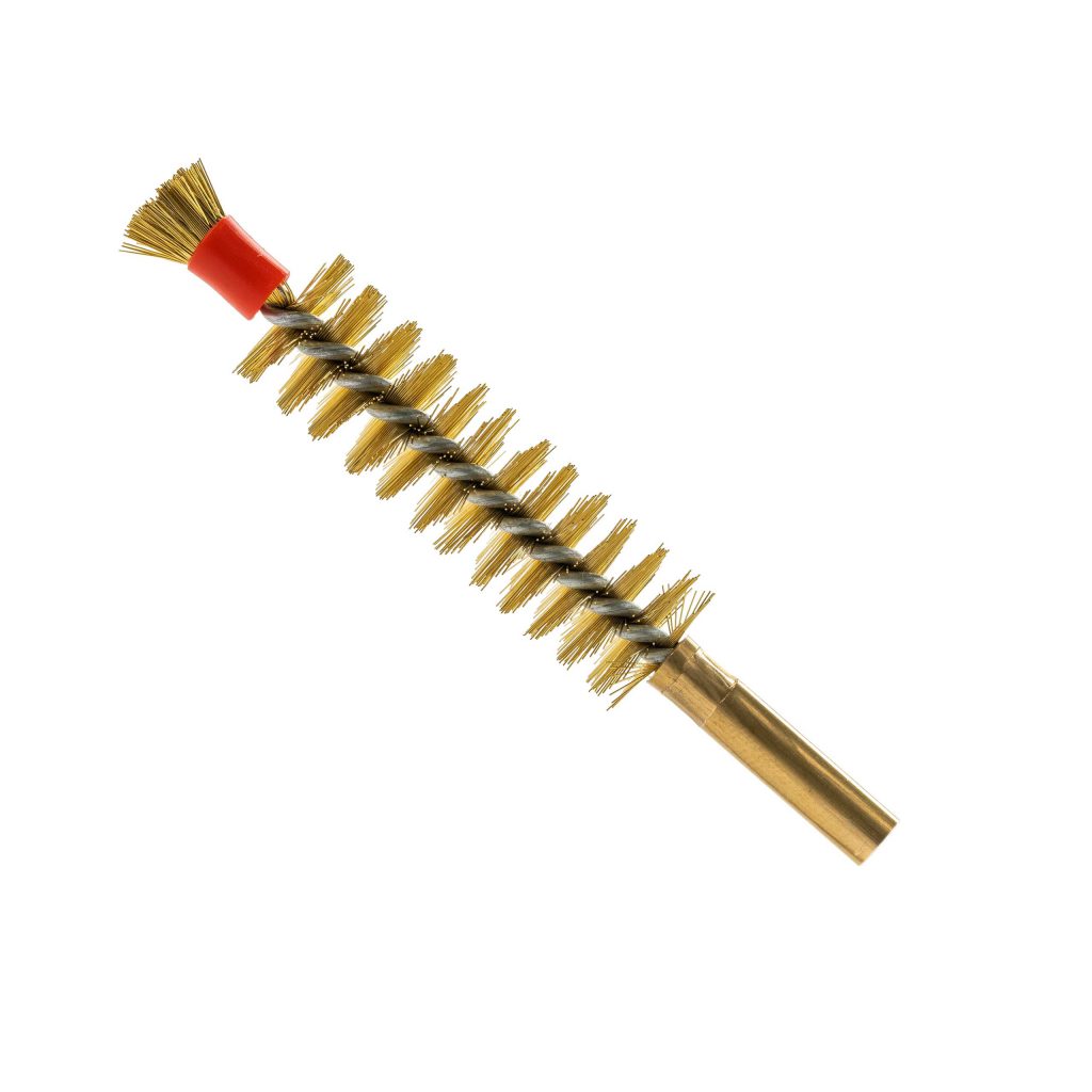 Szczotka mosieżna kal. 44 z pędzlem