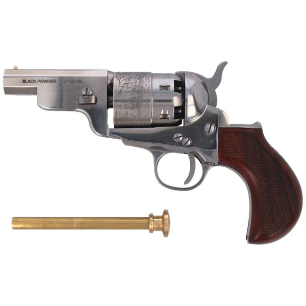Rewolwer Pietta 1851 Colt Navy Snubnose .44 Old Silver (YASOS44MTLC)